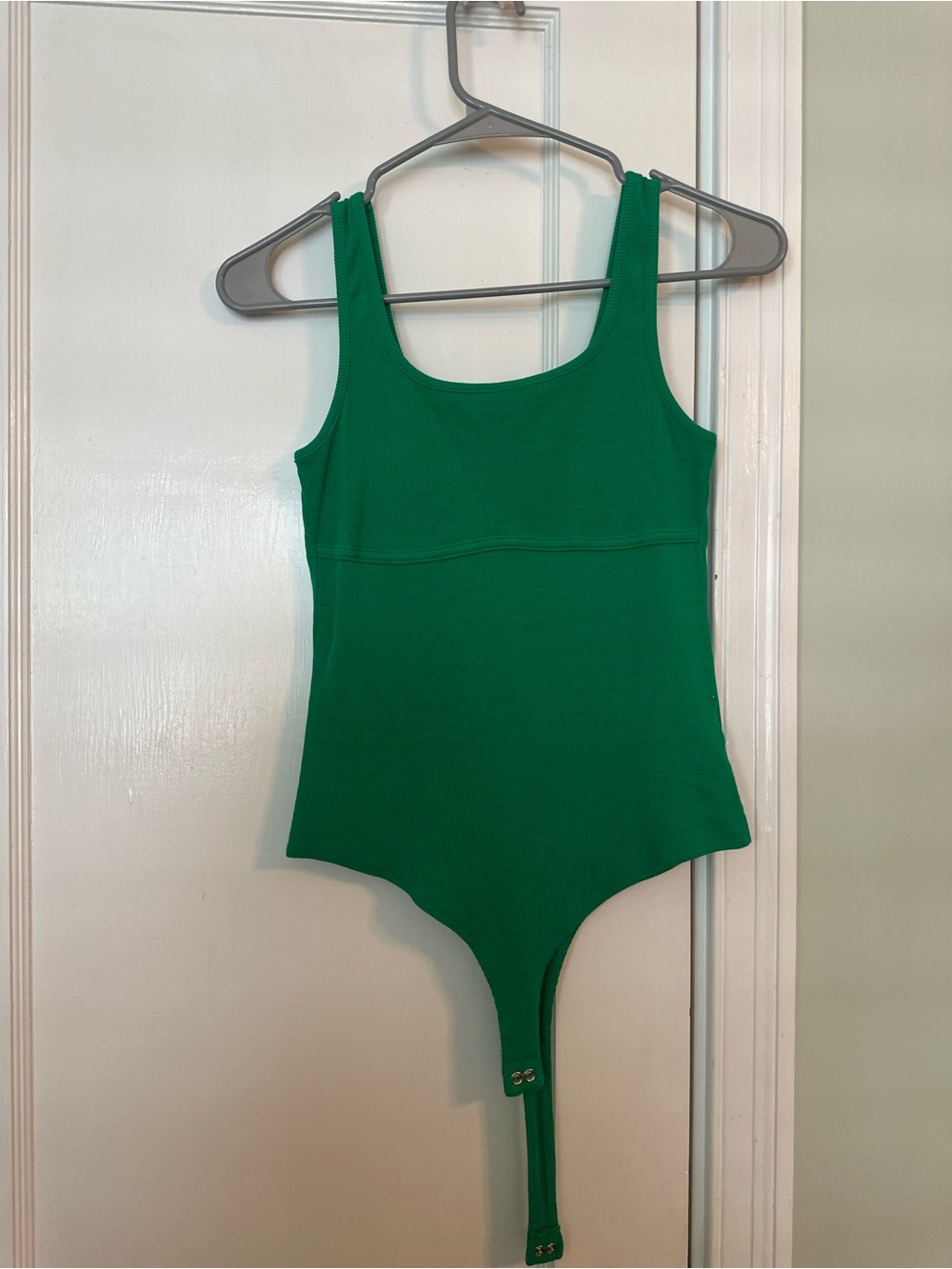 ReoRia Emerald Ribbed Tank Bodysuit